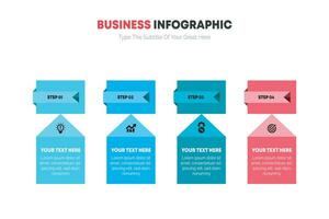 infográfico modelo Projeto 4 opção vetor