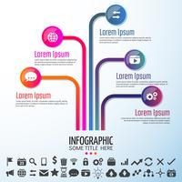 Elementos de design de infográficos vetor