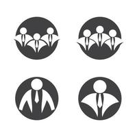 imagens do logotipo do trabalho em equipe vetor