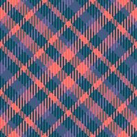 tecido Verifica desatado do fundo tartan textura com uma vetor têxtil xadrez padronizar.