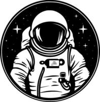 astronauta, minimalista e simples silhueta - vetor ilustração