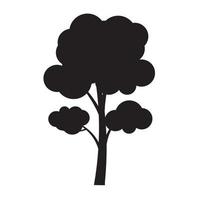 ilustração vetorial de ícone de árvore simples vetor