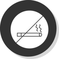 não tabaco vetor ícone Projeto
