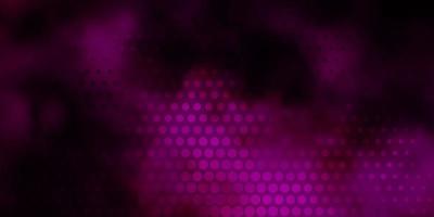 textura vetorial rosa escuro com discos vetor