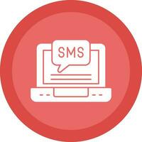 design de ícone de vetor de sms