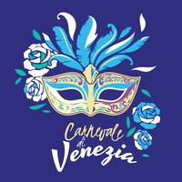 Ilustração de festa de carnaval de Veneza vetor