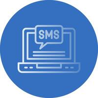 design de ícone de vetor de sms