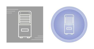 ícone de vetor de ar condicionado móvel