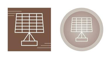 ícone de vetor de painel solar