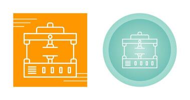 ícone de vetor de imprensa de máquina