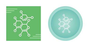 ícone de vetor de moléculas