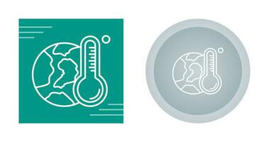 ícone de vetor de aquecimento global