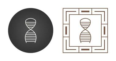 ícone de vetor de estrutura de dna