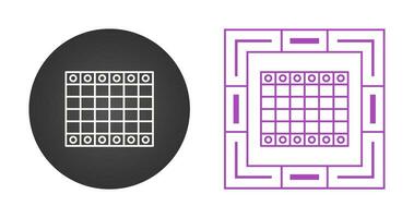 ícone de vetor de tabuleiro de xadrez