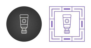 ícone de vetor de protetor solar
