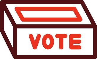 sondagem Lugar, colocar glifo dois cor ícone para pessoal e comercial usar. vetor