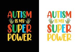 autismo tipografia t camisa projeto, autismo t camisa, autismo t camisas, autismo gráfico t camisa, autismo t camisa Projeto pacote, vetor
