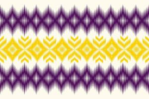 ikat vetor étnico desatado padronizar Projeto. ikat asteca tecido tapete enfeites têxtil decorações papel de parede.