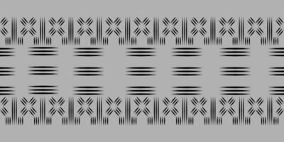 desatado padrão, tradicional étnico padronizar em cinzento fundo, asteca abstrato vetor ilustração.