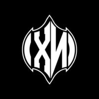 xn carta logotipo Projeto. xn criativo monograma iniciais carta logotipo conceito. xn único moderno plano abstrato vetor carta logotipo Projeto.
