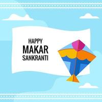 Makar Sankranti Poster vetor