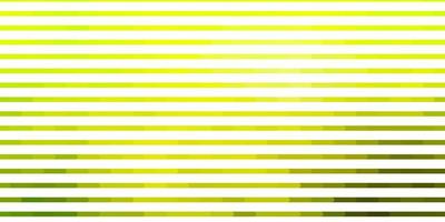pano de fundo de vetor verde e amarelo claro com linhas. ilustração abstrata geométrica com linhas borradas. modelo para o seu design de interface do usuário.