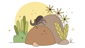 Dung Beetle Vector