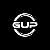 gup logotipo projeto, inspiração para uma único identidade. moderno elegância e criativo Projeto. marca d'água seu sucesso com a impressionante isto logotipo. vetor