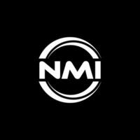 nmi logotipo projeto, inspiração para uma único identidade. moderno elegância e criativo Projeto. marca d'água seu sucesso com a impressionante isto logotipo. vetor