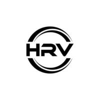 hrv logotipo projeto, inspiração para uma único identidade. moderno elegância e criativo Projeto. marca d'água seu sucesso com a impressionante isto logotipo. vetor