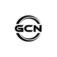 gcn logotipo projeto, inspiração para uma único identidade. moderno elegância e criativo Projeto. marca d'água seu sucesso com a impressionante isto logotipo. vetor