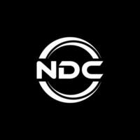 ndc logotipo projeto, inspiração para uma único identidade. moderno elegância e criativo Projeto. marca d'água seu sucesso com a impressionante isto logotipo. vetor