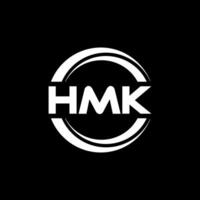 hmk logotipo projeto, inspiração para uma único identidade. moderno elegância e criativo Projeto. marca d'água seu sucesso com a impressionante isto logotipo. vetor