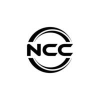 ncc logotipo projeto, inspiração para uma único identidade. moderno elegância e criativo Projeto. marca d'água seu sucesso com a impressionante isto logotipo. vetor