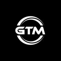 gtm logotipo projeto, inspiração para uma único identidade. moderno elegância e criativo Projeto. marca d'água seu sucesso com a impressionante isto logotipo. vetor