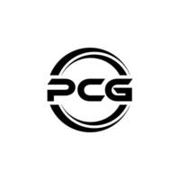 pcg logotipo projeto, inspiração para uma único identidade. moderno elegância e criativo Projeto. marca d'água seu sucesso com a impressionante isto logotipo. vetor