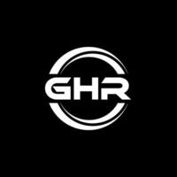 ghr logotipo projeto, inspiração para uma único identidade. moderno elegância e criativo Projeto. marca d'água seu sucesso com a impressionante isto logotipo. vetor