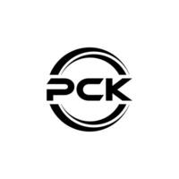 pck logotipo projeto, inspiração para uma único identidade. moderno elegância e criativo Projeto. marca d'água seu sucesso com a impressionante isto logotipo. vetor