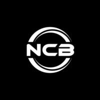 ncb logotipo projeto, inspiração para uma único identidade. moderno elegância e criativo Projeto. marca d'água seu sucesso com a impressionante isto logotipo. vetor