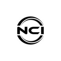 nci logotipo projeto, inspiração para uma único identidade. moderno elegância e criativo Projeto. marca d'água seu sucesso com a impressionante isto logotipo. vetor