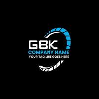 gbk carta logotipo criativo Projeto com vetor gráfico, gbk simples e moderno logotipo. gbk luxuoso alfabeto Projeto