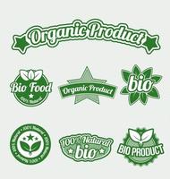 Organic Product Tags, graphic illustratin vector