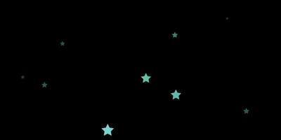 fundo vector azul e verde escuro com estrelas pequenas e grandes.