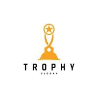 troféu logotipo, Projeto vetor ícone modelo ilustração copo campeonato torneio vencedora prêmio