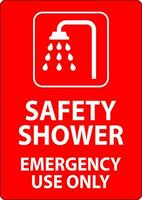 segurança chuveiro sinal, segurança chuveiro - emergência usar só vetor