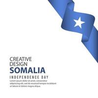 modelo de vetor ilustração comemoração do dia da independência da Somália