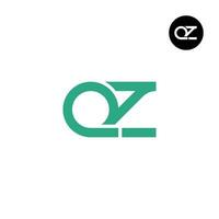carta qz monograma logotipo Projeto vetor