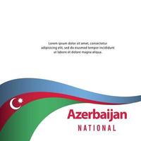 independência do azerbaijão dia-05 vetor