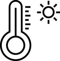 termômetro remédio ícone símbolo imagem vetor. ilustração do a temperatura frio e quente a medida ferramenta Projeto imagem.eps 10 vetor