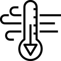 termômetro remédio ícone símbolo imagem vetor. ilustração do a temperatura frio e quente a medida ferramenta Projeto imagem.eps 10 vetor